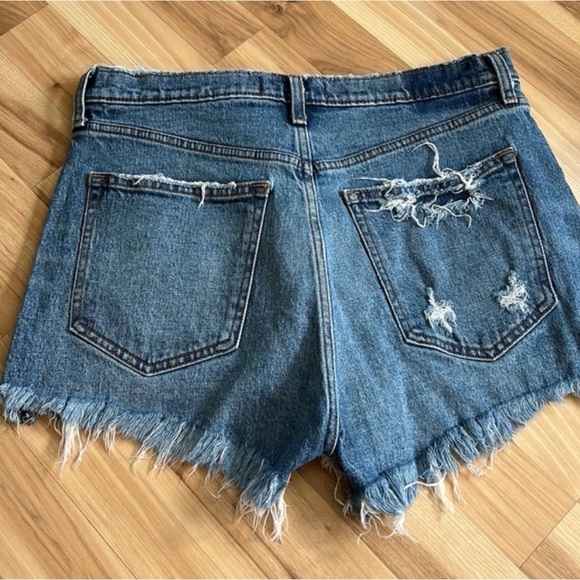 High Rise Jean Shorts - Picture 2 of 3